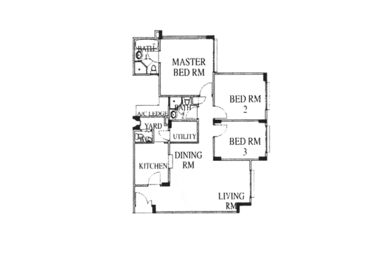 High Oak Condo - Floor Plan