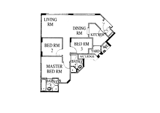 High Oak Condo - Floor Plan