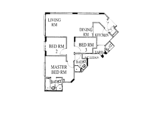 High Oak Condo - Floor Plan