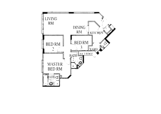 High Oak Condo - Floor Plan