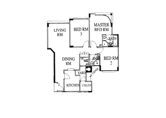 High Oak Condo - Floor Plan