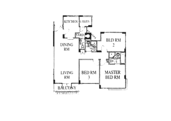 High Oak Condo - Floor Plan
