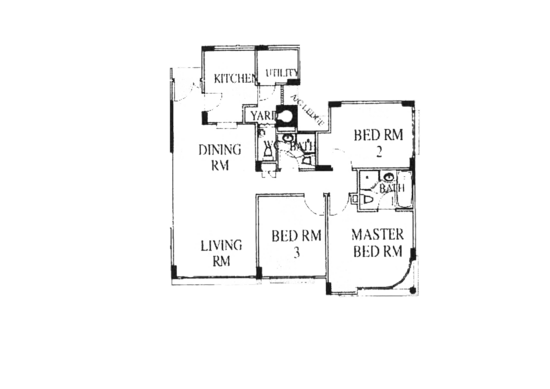 High Oak Condo - Floor Plan