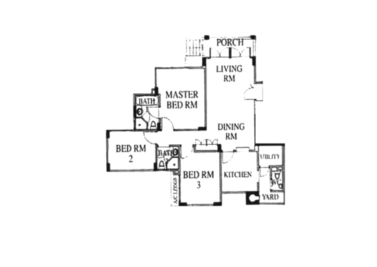 High Oak Condo - Floor Plan