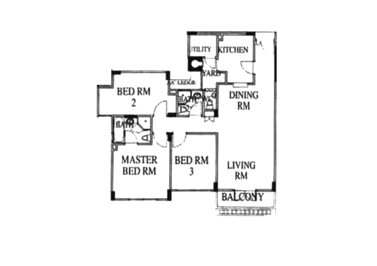 High Oak Condo - Floor Plan