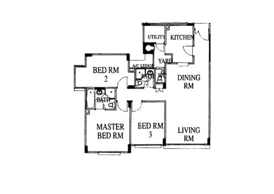 High Oak Condo - Floor Plan