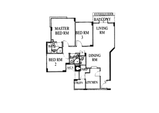 High Oak Condo - Floor Plan
