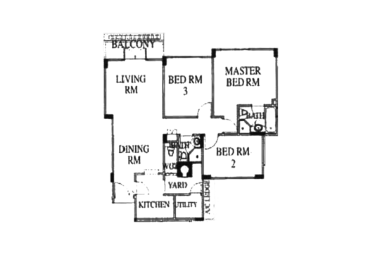 High Oak Condo - Floor Plan