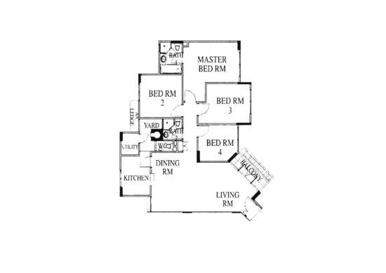 High Oak Condo - Floor Plan