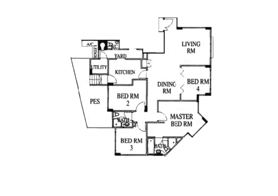High Oak Condo - Floor Plan