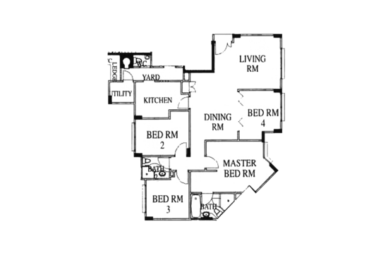 High Oak Condo - Floor Plan