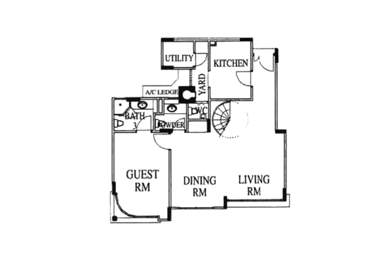 High Oak Condo - Floor Plan