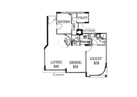 High Oak Condo - Floor Plan
