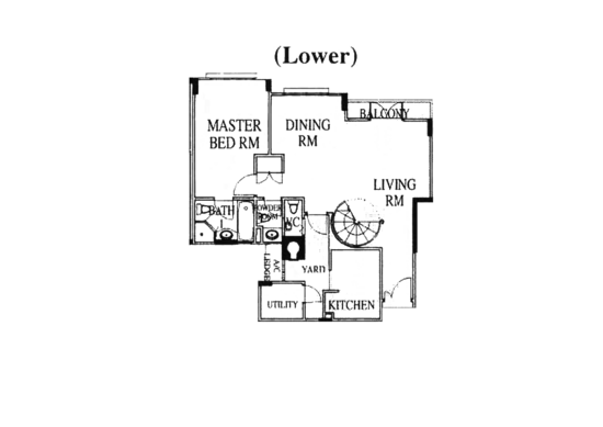 High Oak Condo - Floor Plan