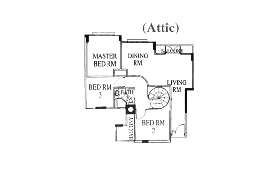 High Oak Condo - Floor Plan