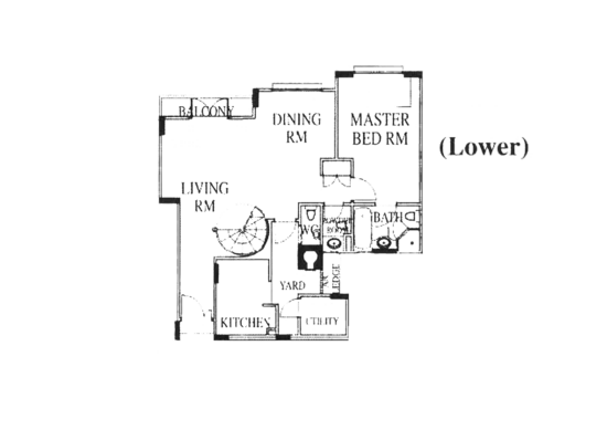 High Oak Condo - Floor Plan