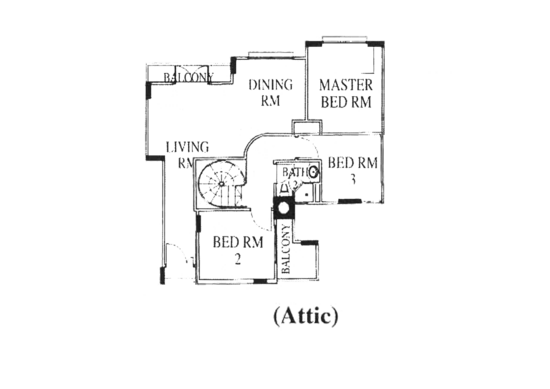 High Oak Condo - Floor Plan