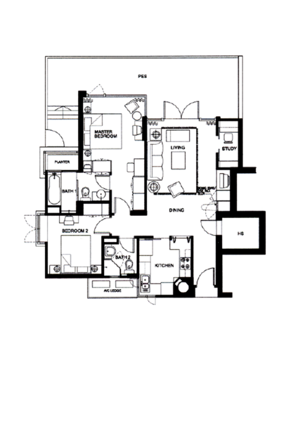 The Levelz, 38 Farrer Road, 2 Bedrooms, 1,281 sqft, Condominium For Sale, by Julian Li, 500140814 - PropertyGuru.com.sg
