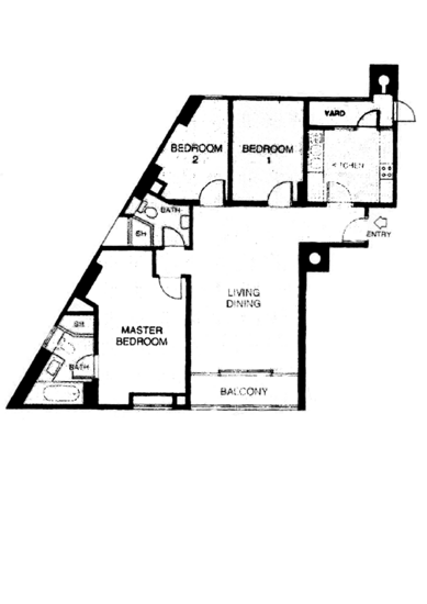 Harbour View Towers - Floor Plan