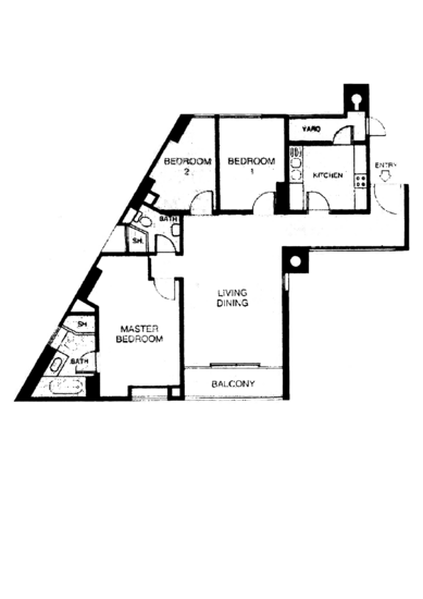 Harbour View Towers - Floor Plan