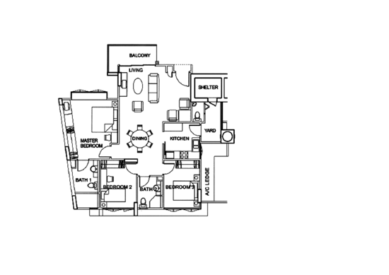The Alcove - Floor Plan