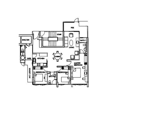 The Alcove - Floor Plan