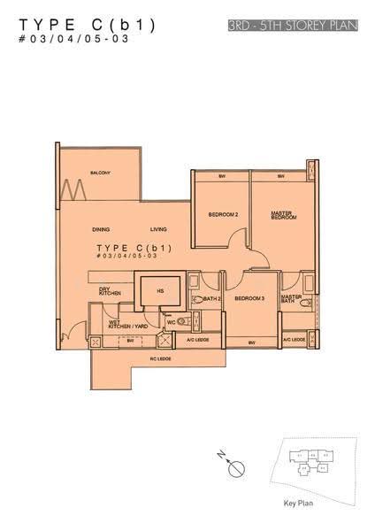 Adria, 12 Derbyshire Road, Newton / Novena, 3 Bedrooms, 1,206 sqft, Condominium For Sale, by Patricia Kong, 60121765 - 2D - PropertyGuru.com.sg