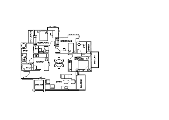 The Alcove - Floor Plan