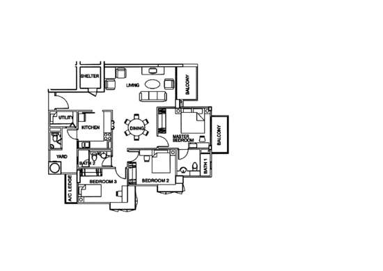 The Alcove - Floor Plan