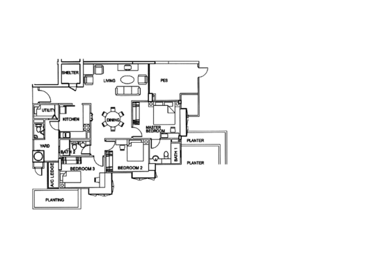 The Alcove - Floor Plan