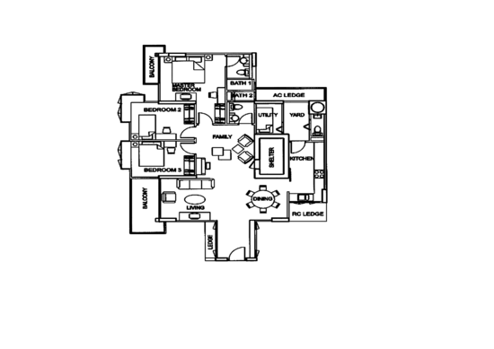 The Alcove - Floor Plan