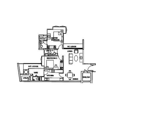 The Alcove - Floor Plan