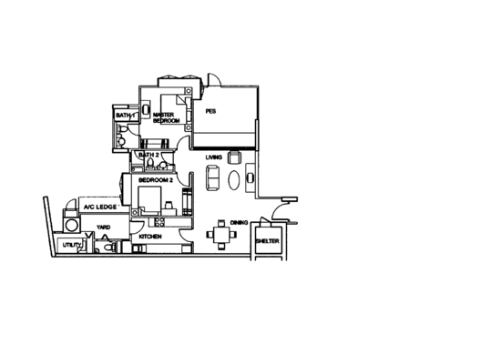 The Alcove - Floor Plan