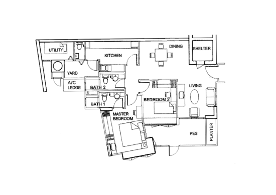 The Alcove - Floor Plan