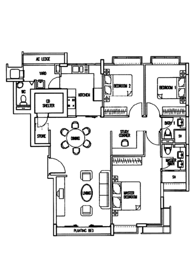 The Cassandra - Floor Plan