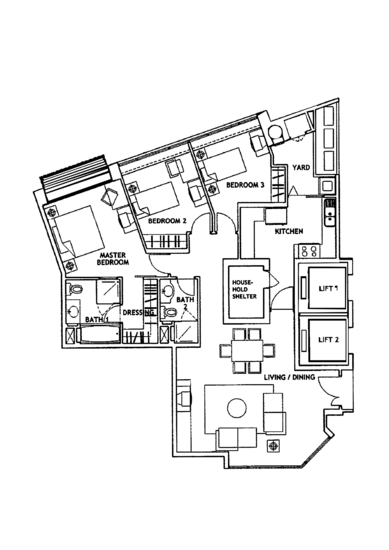The Equatorial - Floor Plan