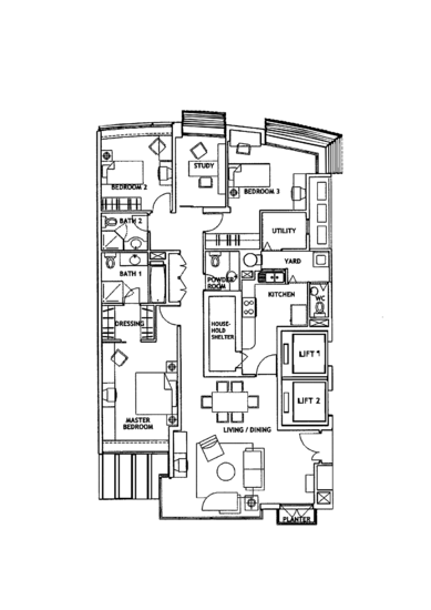 The Equatorial - Floor Plan