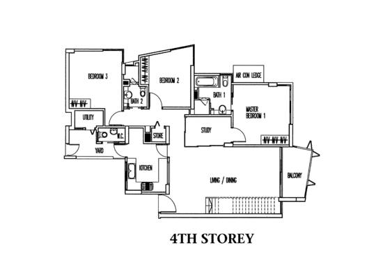 Palm Grove Condo - Floor Plan