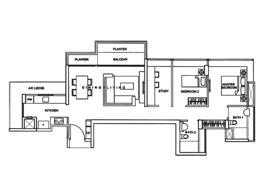 One-North Residences - Floor Plan