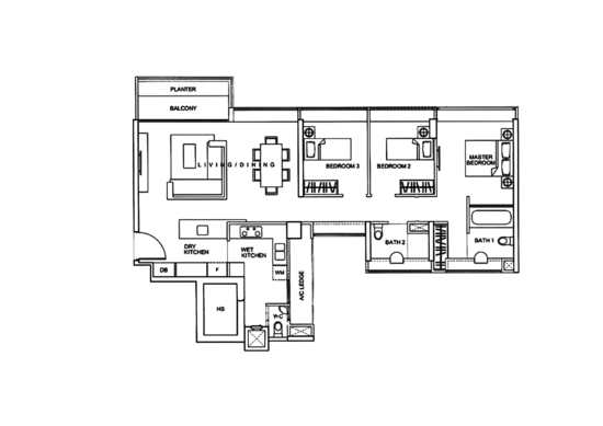 One-North Residences - Floor Plan
