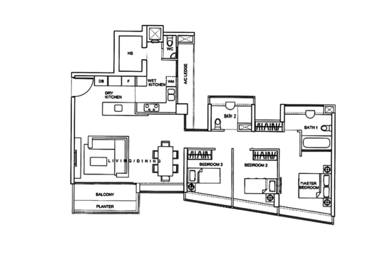 One-North Residences - Floor Plan