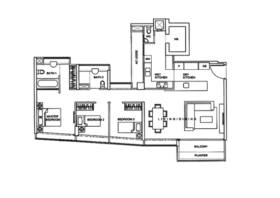 One-North Residences - Floor Plan
