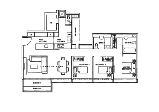 One-North Residences - Floor Plan