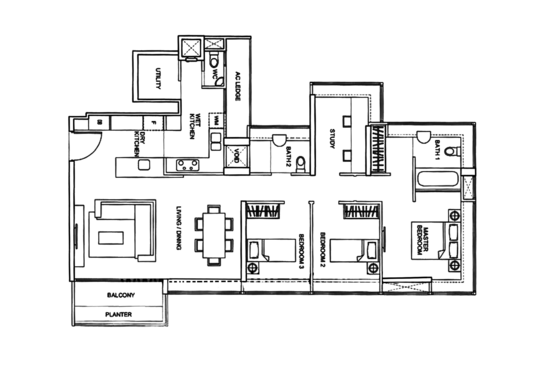 One-North Residences - Floor Plan