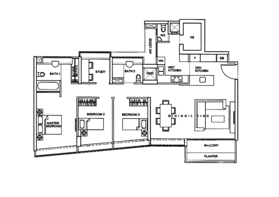 One-North Residences - Floor Plan