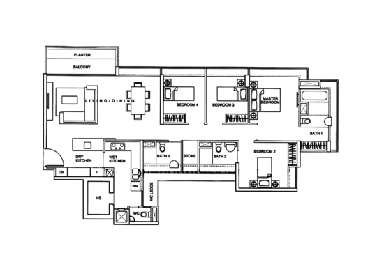 One-North Residences - Floor Plan