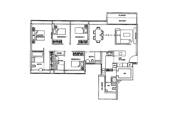 One-North Residences - Floor Plan