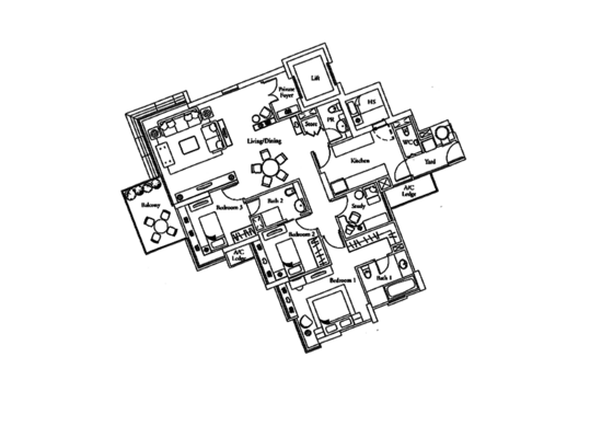 The Serenade @ Holland - Floor Plan