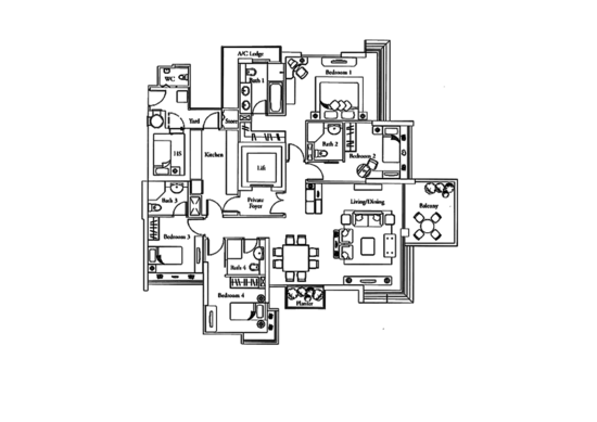 The Serenade @ Holland - Floor Plan