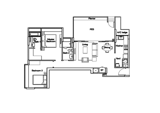 Tierra Vue - Floor Plan